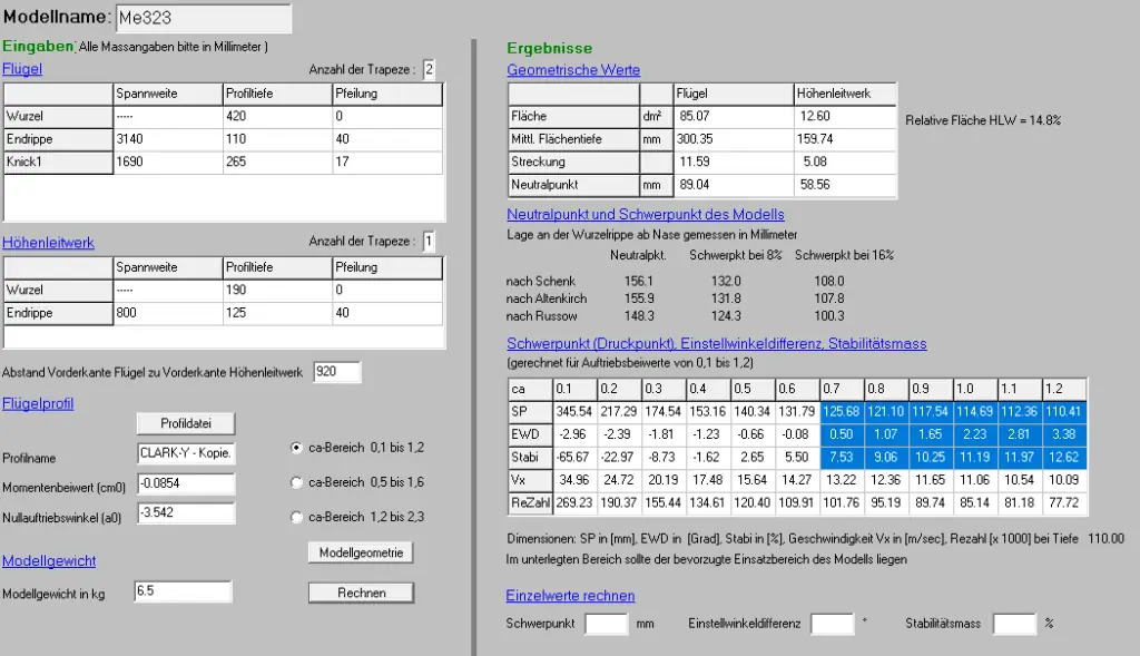 Schwerpunktberechnung mit Schwerpunkt522 Schwerpunktberechnung mit Schwerpunkt522