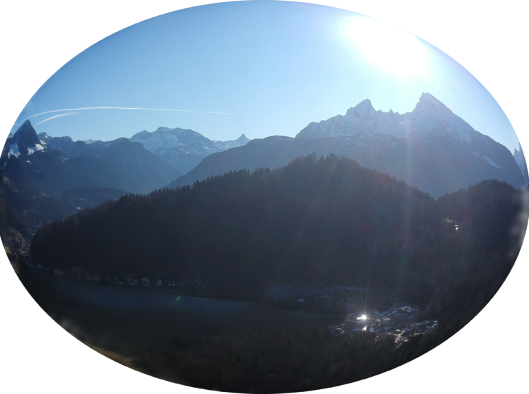 Drohnen fliegen in den Berchtesgadener Alpen, Watzmann und steinernes Meer