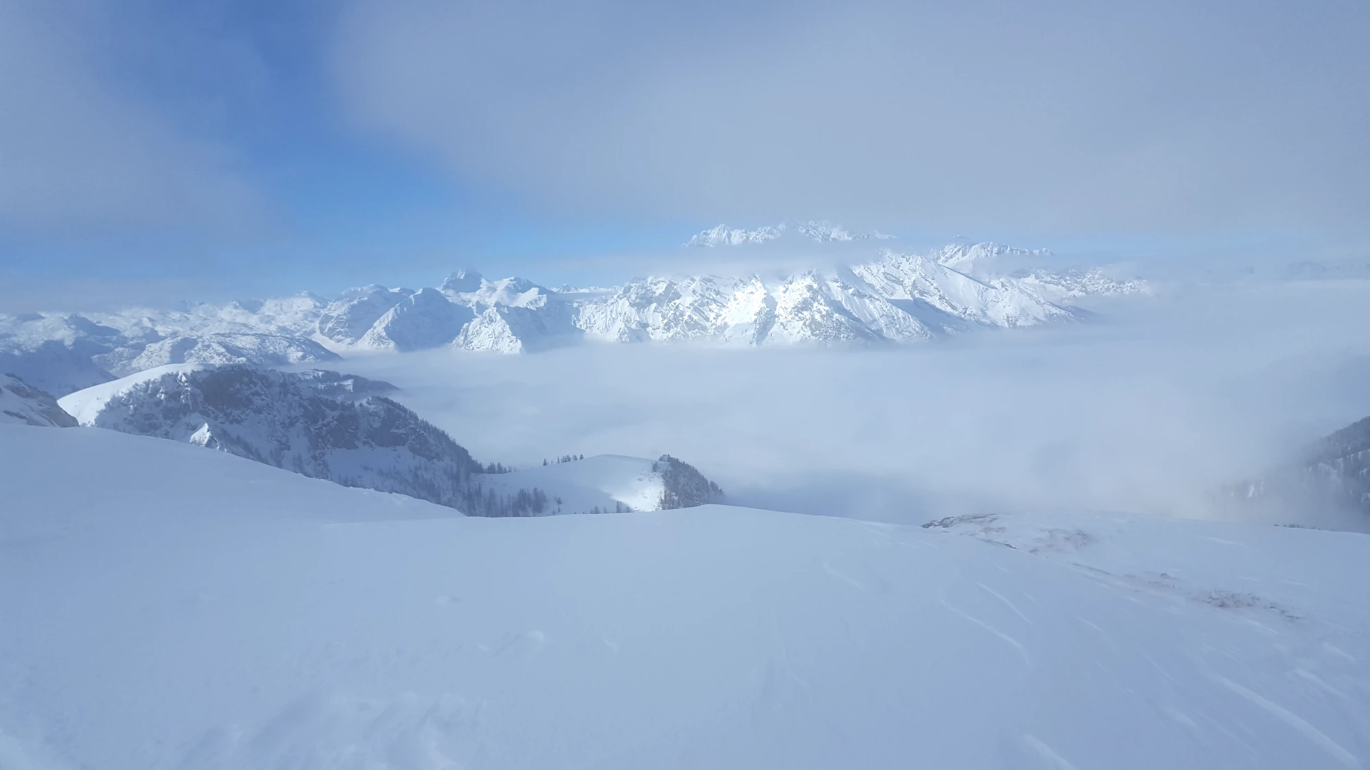 Berge im Winter